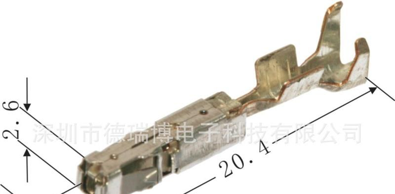 汽车接插件/连接器/汽车端子DJ6218-C1.5A/安普件1241380-1