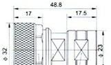软电缆连接器7/16-J-1/2AN4B-2