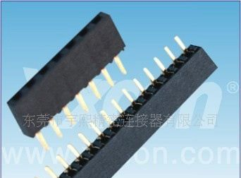 2.0mm排母 单排 180度