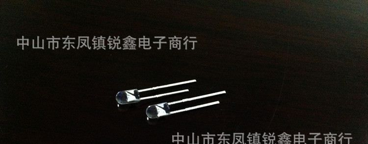 3MM圆头无边红色LED发光二极管  高亮短脚无边 大量供应