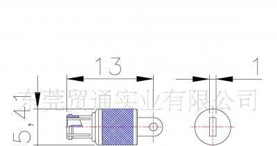 MCX M ST Screw for Antenna MCX天线接头MCX射频同轴连接器