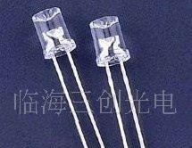 厂家直销 f5 5mm 内凹 白发粉红 圣诞灯 LED 发光二级管