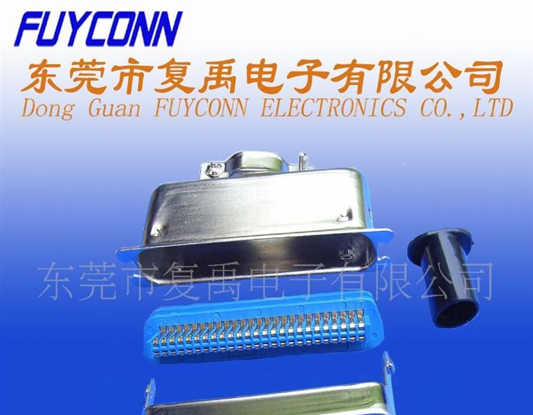 ADLS  57（CN)系列-14 24 36 50P传统公焊线式+30大铁壳连接器
