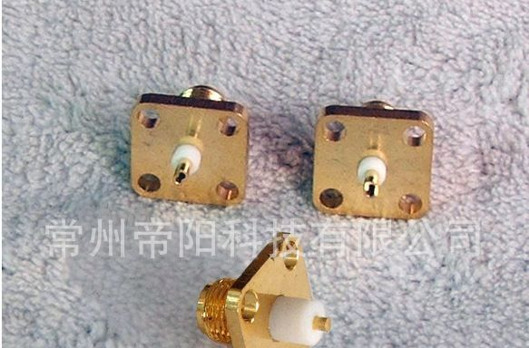 方板SMA同轴射频连接器， 微小型同轴射频连接器， SMA接头