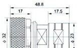 软电缆连接器7/16-J-1/2AN4B-1