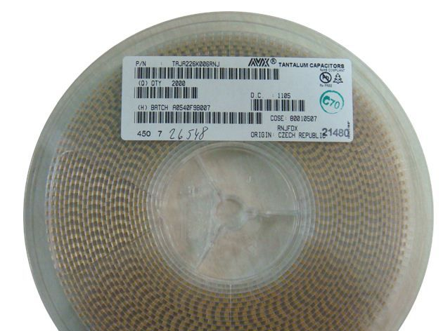 现货供应AVX钽电容2.2UF/16V