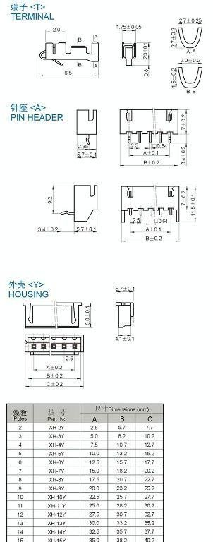供XH间距条形连接器（图）