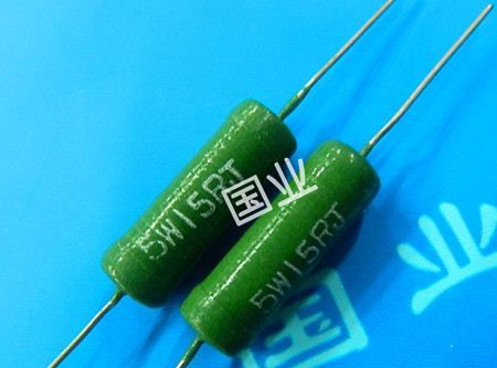 供应绕线电阻 引线型瓷棒被漆绕线电阻 KNP线绕电阻 5W15R现货