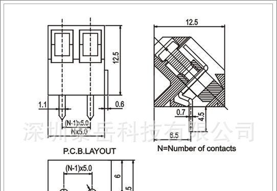 PCB接线端子、欧式螺钉式端子台、电梯装置接线端子台