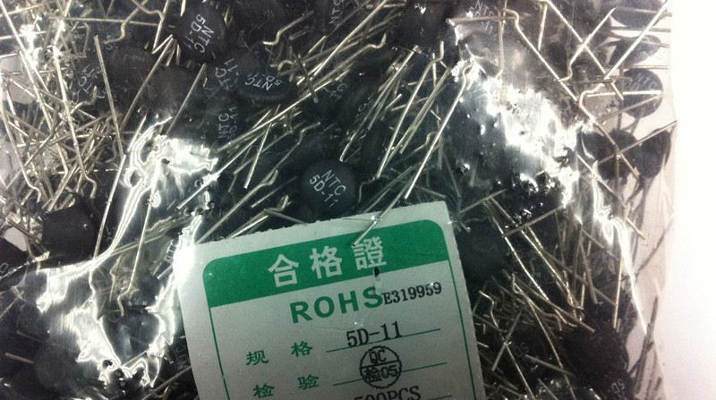 优势供应功率型环保NTC 5D-11 全系列热敏电阻