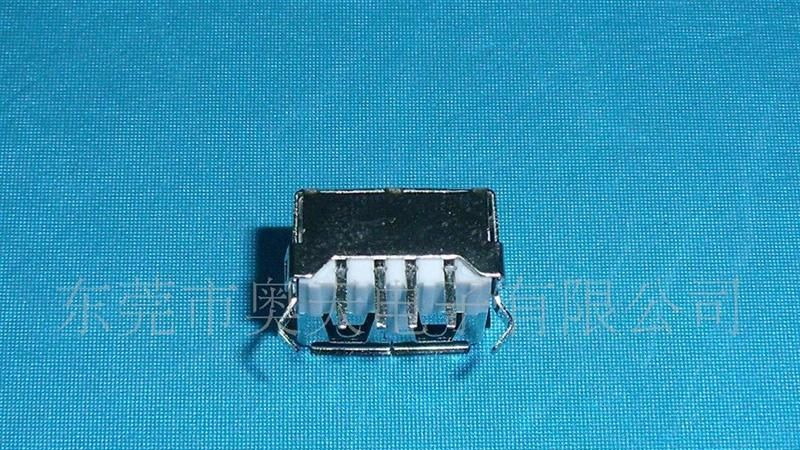 USB 90度插板母座,USB连接器,电脑连接器