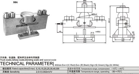 柯力传感器桥式QS-50t钢制传感器->汽车衡系列