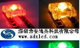 供应LED3mm食人鱼红光