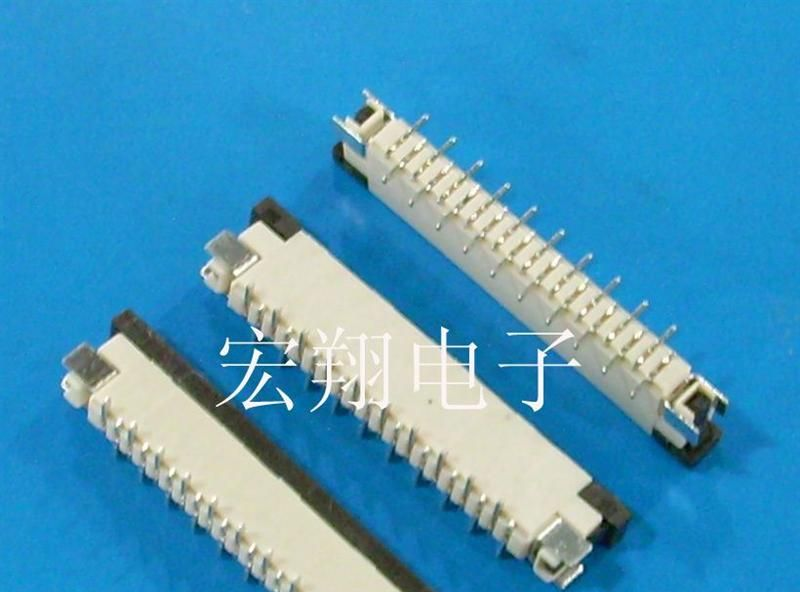 FFC、FPC-1.0立贴片针座，条形连接器，接插件
