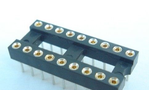 高7.43MM 双排,单排1/40P,间距2.54MM 圆孔排针