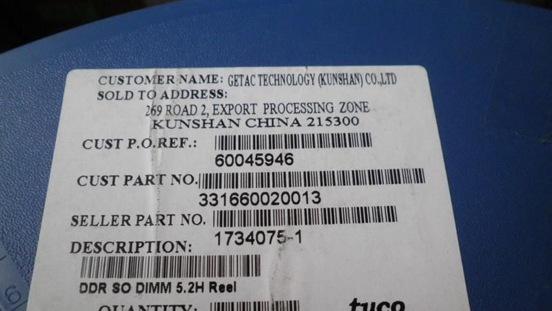 现货供应 TYCO 连接器 卡座 型号1734075-1
