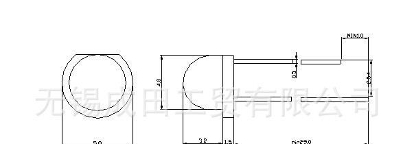 现货F5草帽白光LED2000-2200mcd