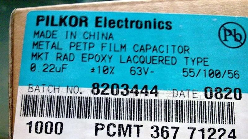 供应CBB电容 PILKOR品牌 63V224