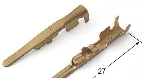 汽车连接器 镀锡 链式 铜插头 DJ611-H2.2X0.6T/BS2