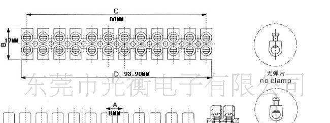 贯通式端子PA8/PA10/PA12接线端子连接器