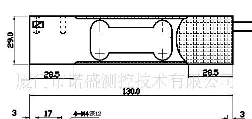 供应厦门诺盛 LAK系列天平称重传感器
