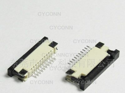 排线座 贴片FPC连接器 脚距1.0 下接