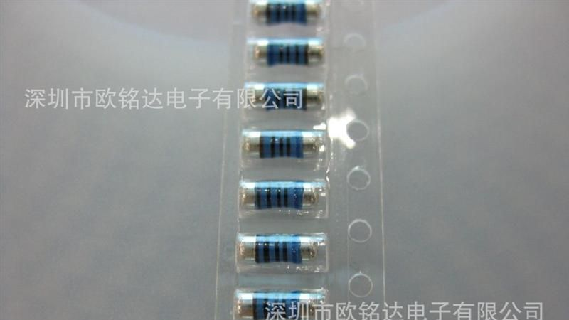 贴片色环电阻 0207  1%  100R