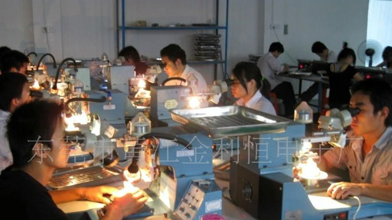 LED数码管专用邦定机（焊线机）12台一起处理了