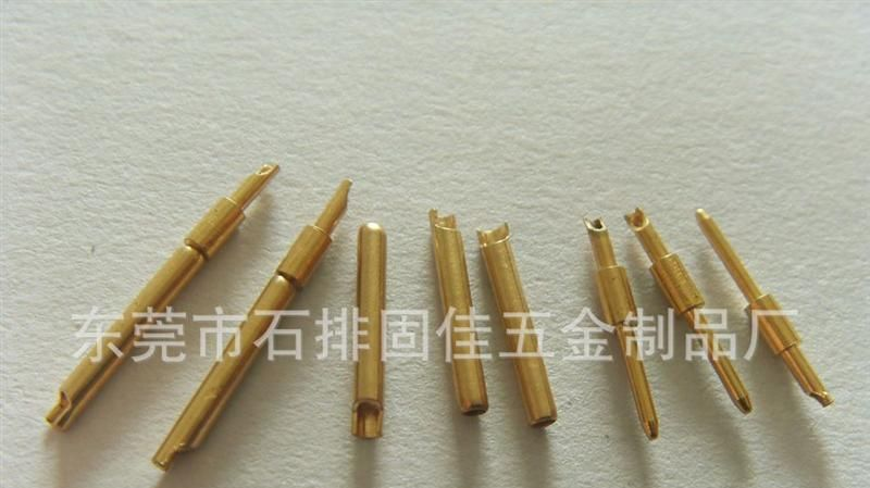 1.0镀金冠簧插针插孔