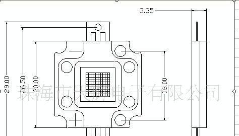 供应10W大功率紫外LED365-370nm 医疗仪器专用