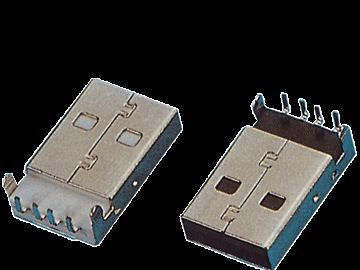 USB接口 AM-90。USB公头。USB-A公90度