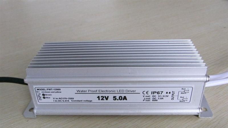 LED电源，防水电源，户外电源 ，12V5A60W