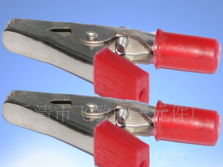 『厂家直销』全铜护套鳄鱼夹 飞林电子 量大从优