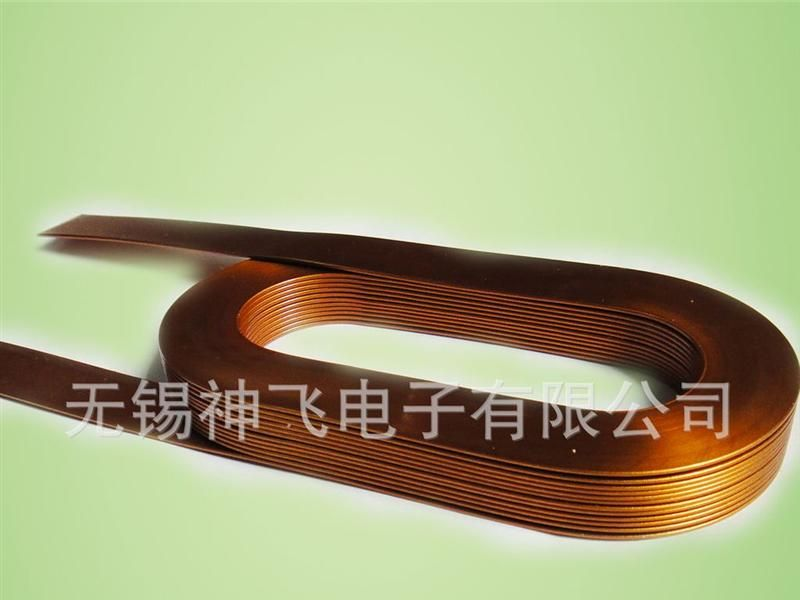 供应扁平线长方形90度出脚线圈，扁平线圈电感，大功率扁平线圈