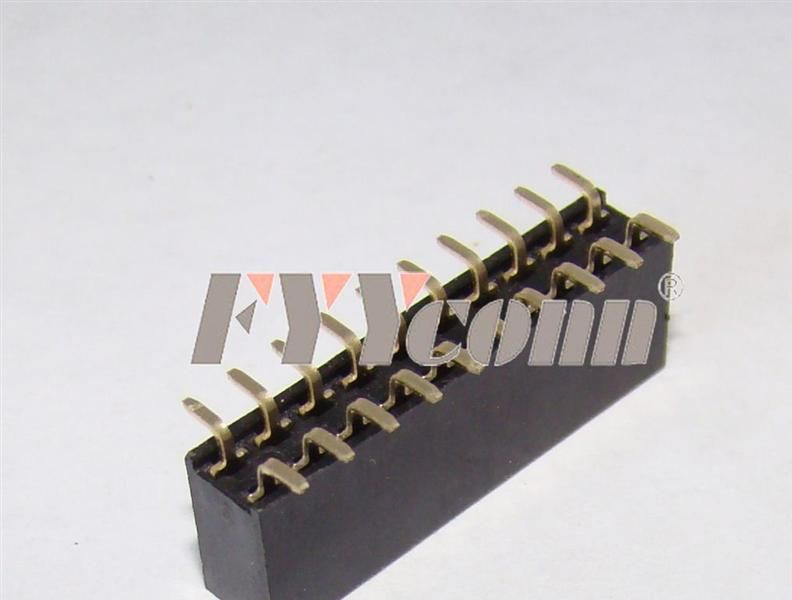 排母2.54  双排20PIN   Y型 SMT  贴板焊