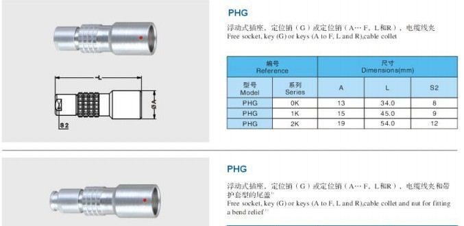 K系列防水 推拉自锁系统 传感器 电子仪器航空插头连接器