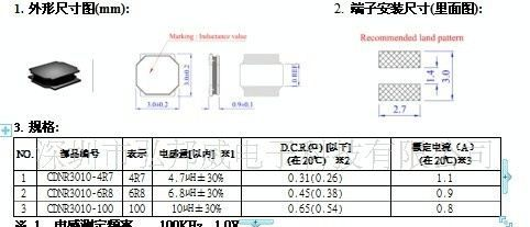 供应NR3010/3012无线上网本电感