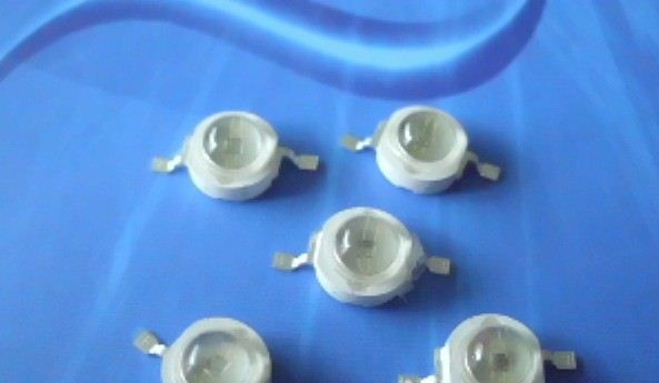大功率1W365-375nm紫外LED平面发光二极管点钞验钞用