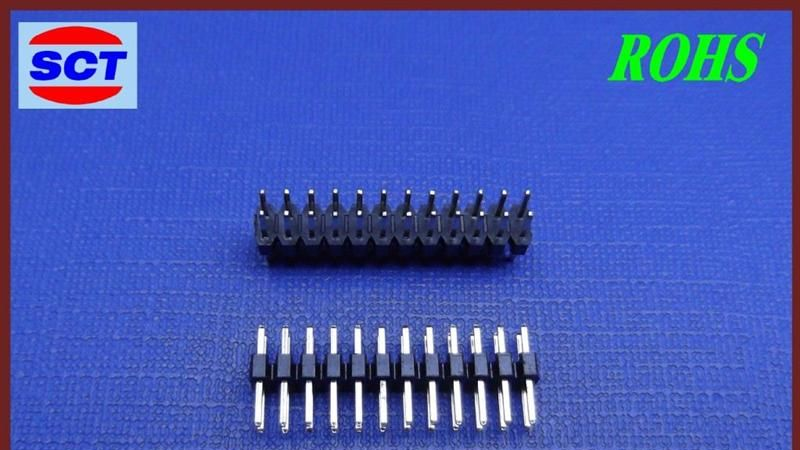 供应 2.0 2*12P 双排直排针