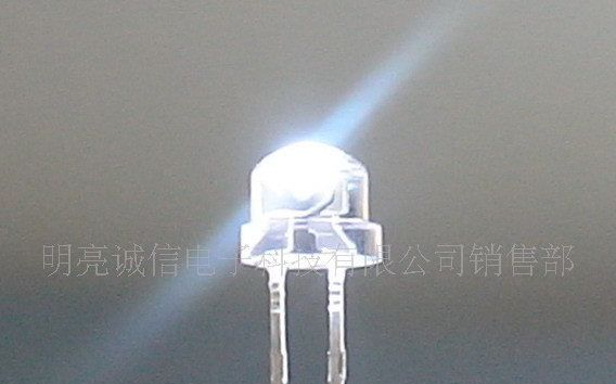 LED草帽长脚白色发光二极管   草帽LED