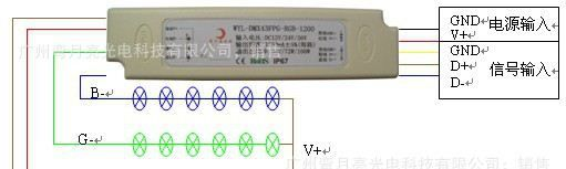 防水共阳RGB解码驱动—恒流1200mA（36W~108W）