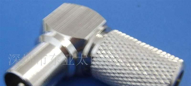 射频同轴连接器，PAL连接器，IEC系列连接器 IEC公头90度RG11用