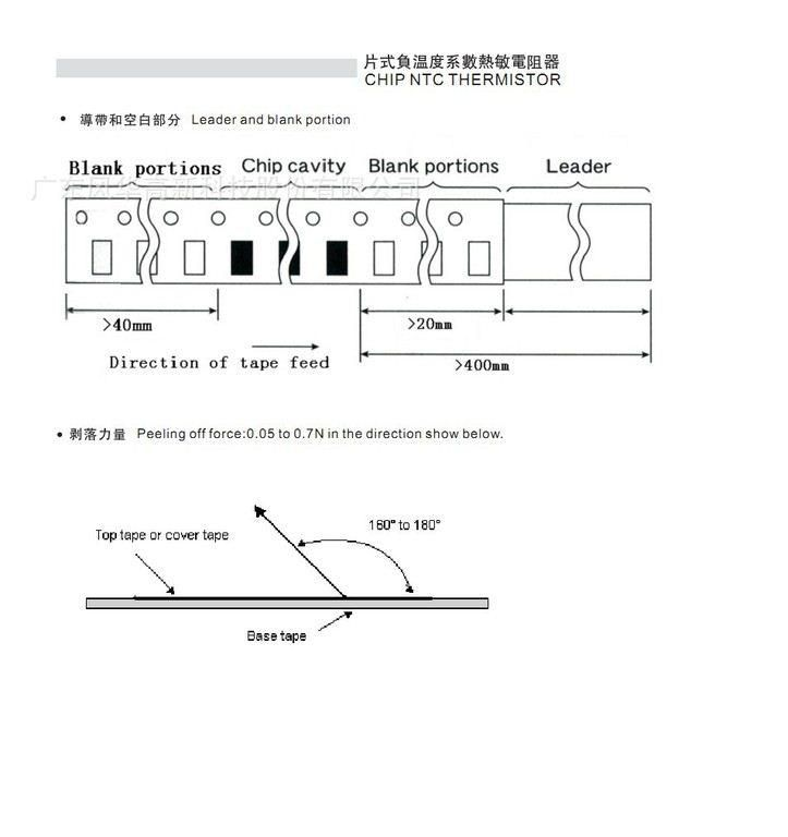 【原厂】风华片式热敏电阻（NTC）0402/0603/0805/1206（全系列）