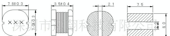 供应CD工型贴片功率电感CD73-180UH