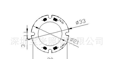 的led面光源 圆型正白光led cob光源 集成平面光源