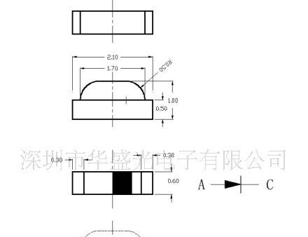 供应0805侧面蓝灯发光二极管