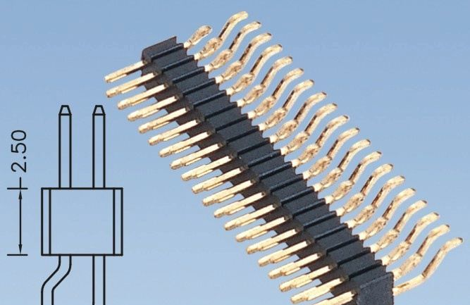 1.27mm Pin Header Dual Ro