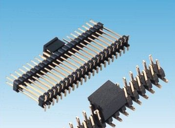 2.00mm 排针 双排 SMT单塑/多塑(带柱/夹持盖)