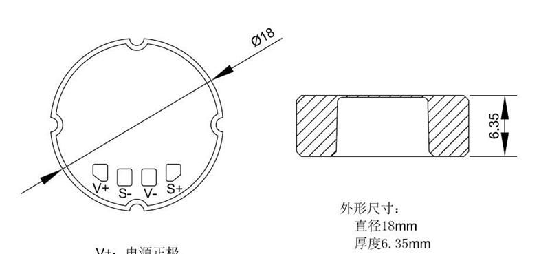 喷码机专用/陶瓷压力芯体/陶瓷压力传感器
