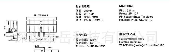 供应PCB连接端子、2EDGV-2.5、照明接线端子、广东接线端子台